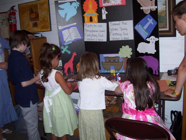 Children's Sunday school time at St. Andrew's Anglican Church